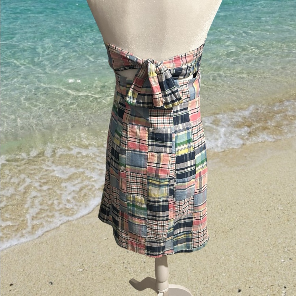 TAILOR New York Cotton Madras Plaid Sleeveless Dress. Size: 6. $40. - Picture 2 of 10